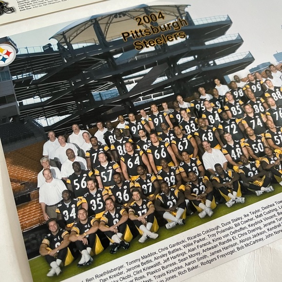 Pittsburgh Steelers Team Portrait / 2003 / 2004 / Reebok / NFL - Picture 2 of 4
